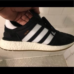 Adidas Iniki Runner size 10 black white